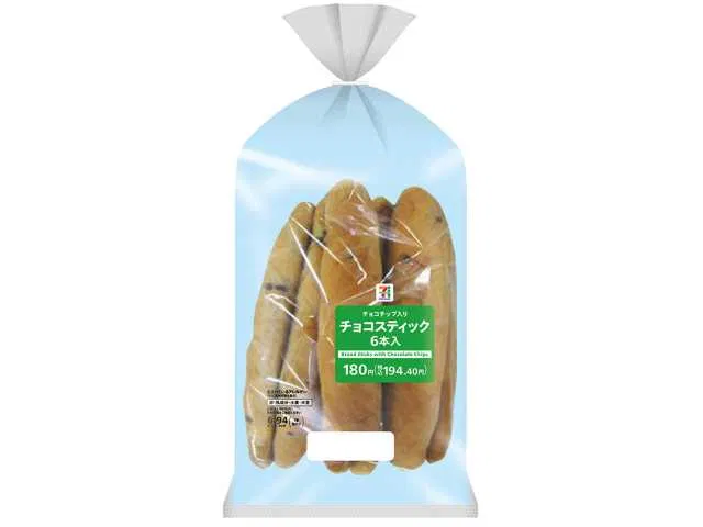 7 Premium Chocolate Chip Stick Bread – 6 Pack