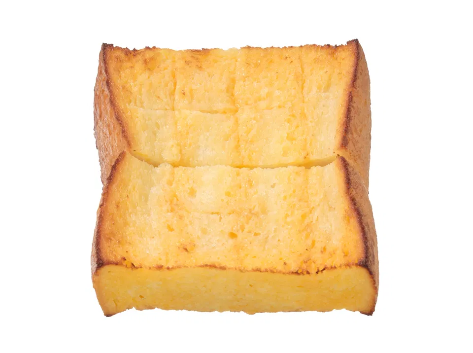 7P Thick-Sliced French Toast with Fresh Cream - Moist Texture, 2 Pieces