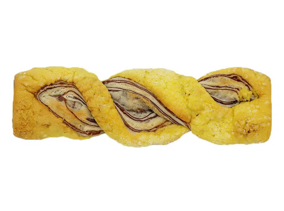 7-Piece Chocolate Banana Twist Danish