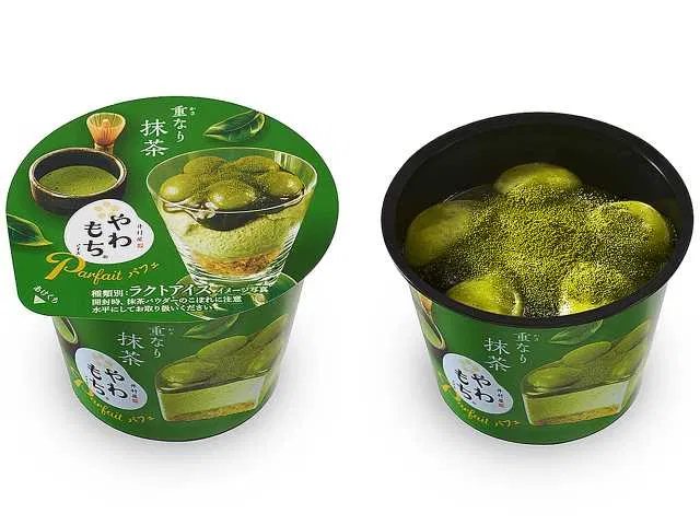 Imuraya Soft Mochi Parfait: Layered Matcha