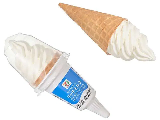 7 Premium Waffle Cone: Rich Milk