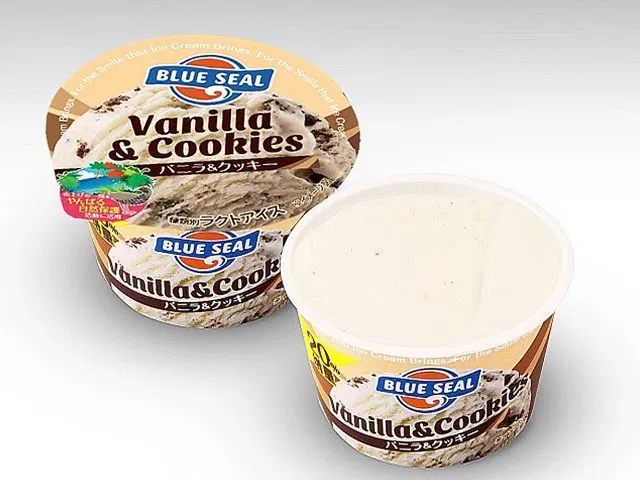 Blue Seal Cup: Vanilla & Cookies