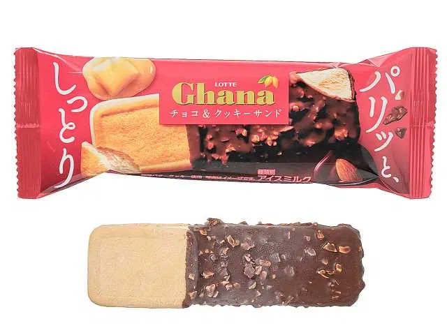 Lotte Ghana Chocolate Cookie Sandwich