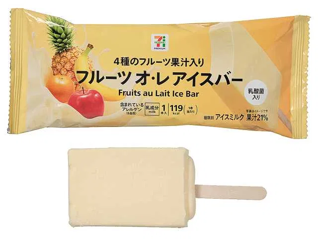 7 Premium Fruit au Lait Ice Bar