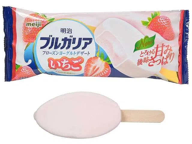 Meiji Bulgaria Frozen Yogurt Dessert - Strawberry