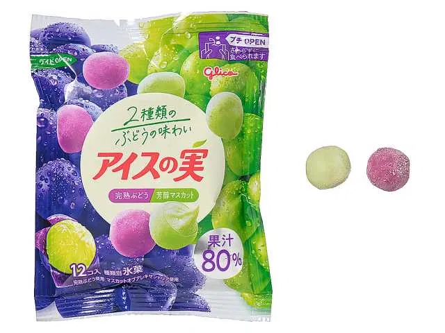 Glico Ice no Mi Muscat Grape