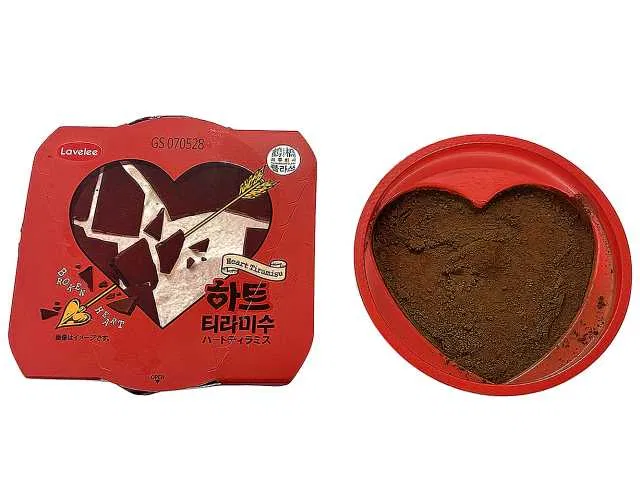 Heart-shaped Tiramisu