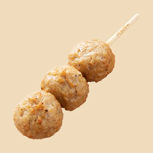 Double Pepper Chicken Tsukune Skewers