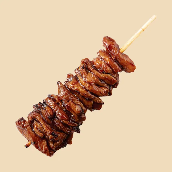 Big Chicken Skin Yakitori with Tare