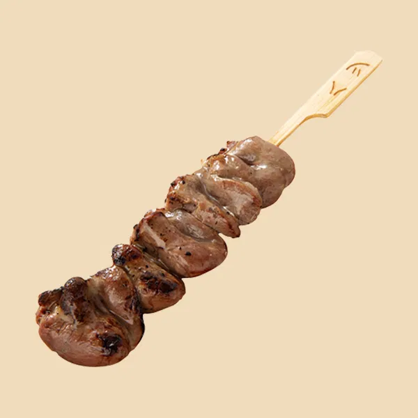 Charcoal-Grilled Chicken Hearts with Salt