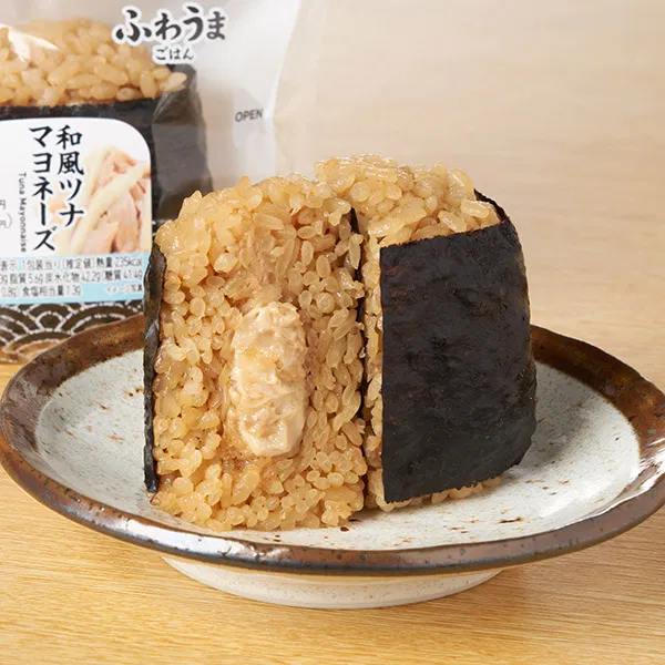 Rectangular Onigiri: Japanese-Style Tuna Mayo