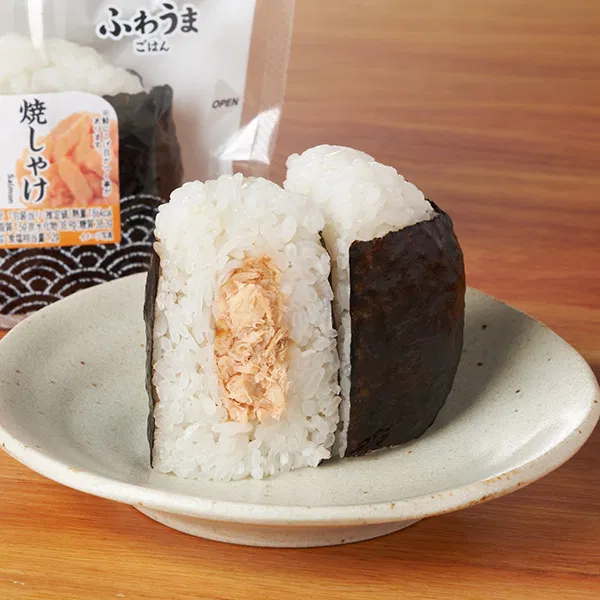Grilled Salmon Onigiri