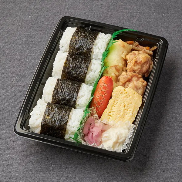 Hokkaido Oval Onigiri & Side Dishes Set