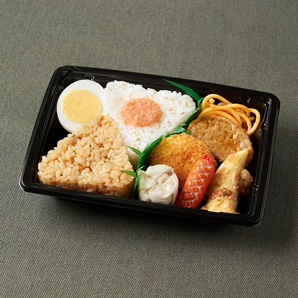 [Hokuriku] 6-Kind Side Dishes & Onigiri Set