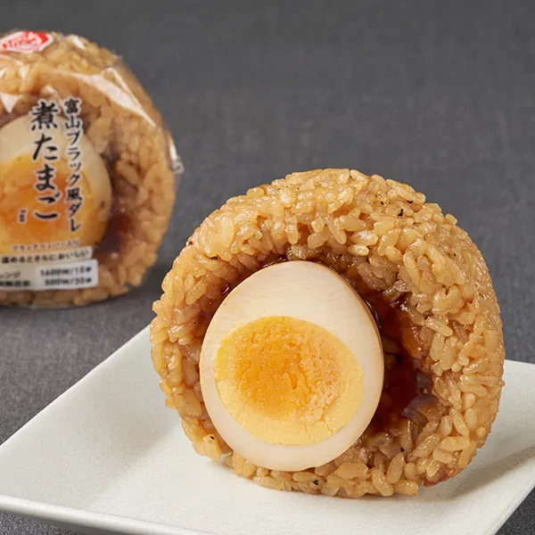 [Hokuriku] Boiled-Egg Onigiri (Toyama Black)