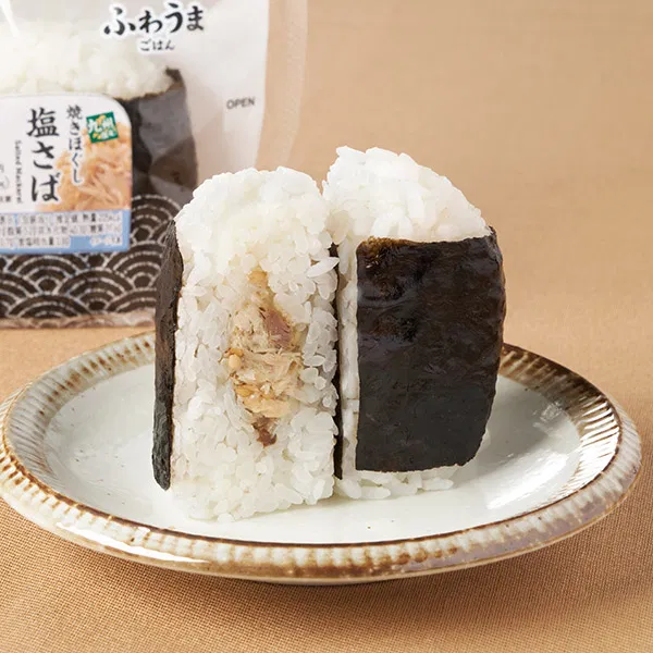 Kyushu Salted Mackerel Onigiri