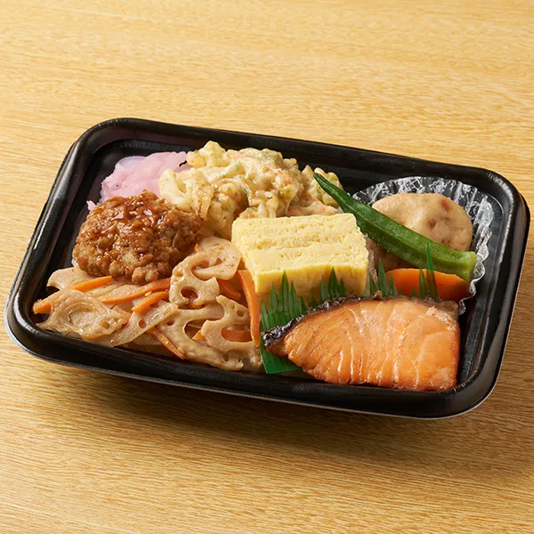 Hokkaido, Kanto, and Tokai: Silver Salmon & Japanese-Style Side-Dish Bento