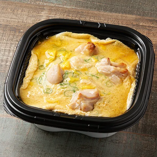 Fluffy egg oyako-don with rich dashi umami