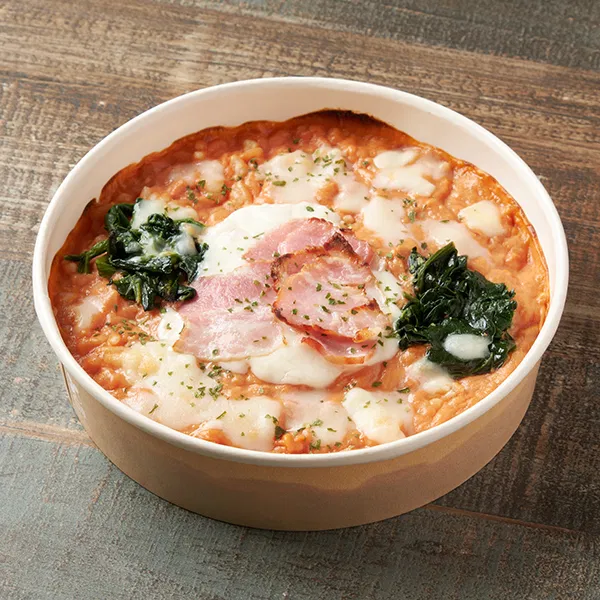 Bacon & Spinach Tomato Cream Doria