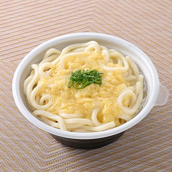 Egg Ankake Udon in White Dashi