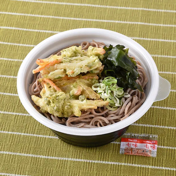 Tohoku: Soma-grown Aosa Kakiage Soba
