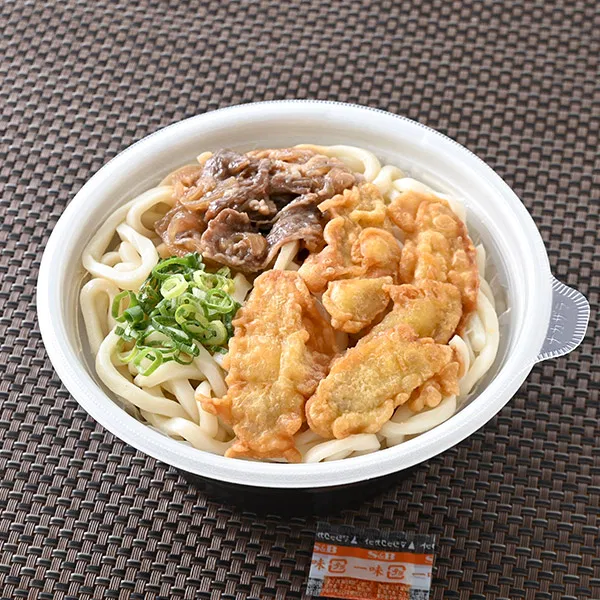 Kyushu Special Dashi Beef and Burdock Tempura Udon