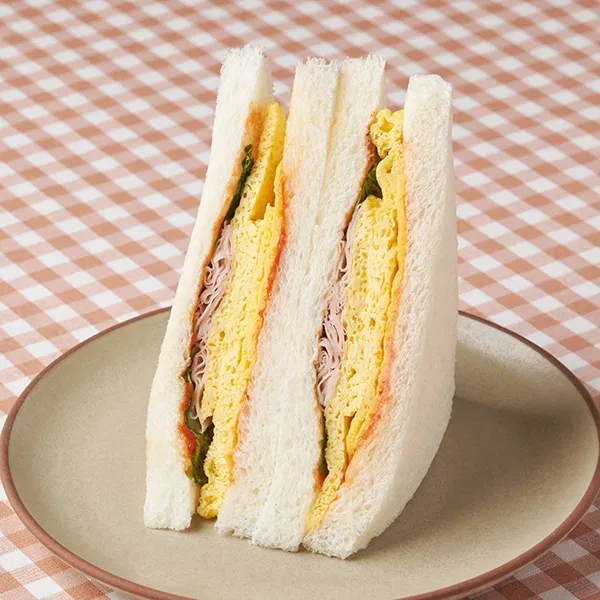 Tamagoyaki and Ham Sandwich