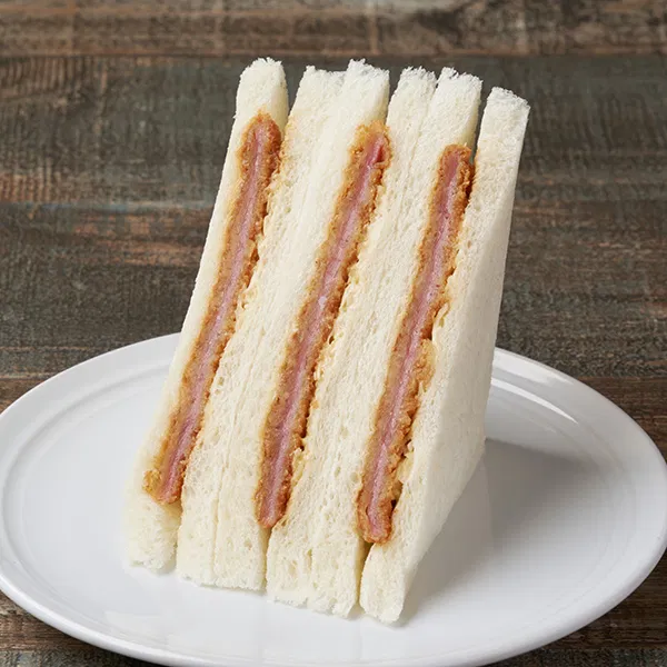 Ham Katsu Sandwich with Sauce