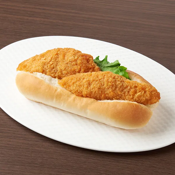 Shikoku Hot Sandwich: Hamidashi Dog (Whitefish Fry)