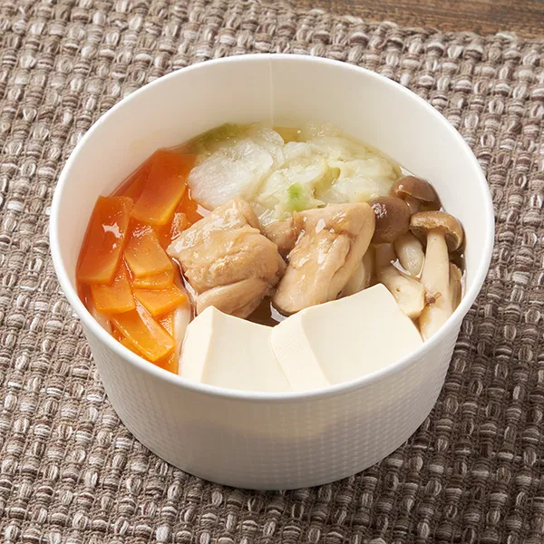 Salt-Chanko Hot Pot-style Soup with Udon