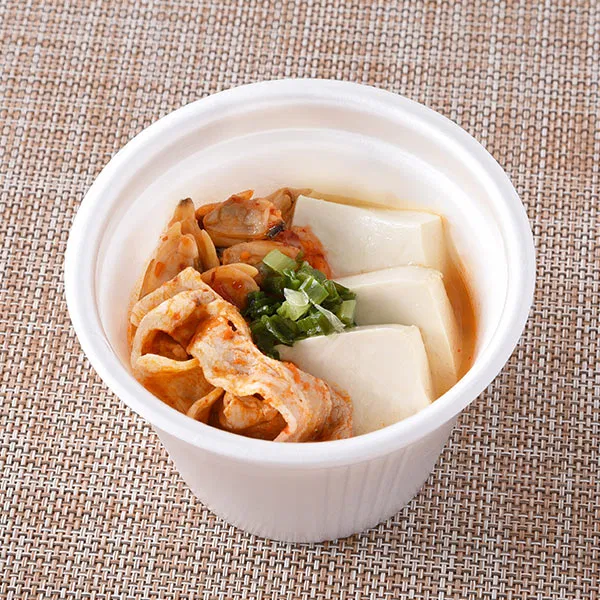 Pork, Clam, and Kimchi Spicy Sundubu Soup (Available in parts of Kanto and Kansai)