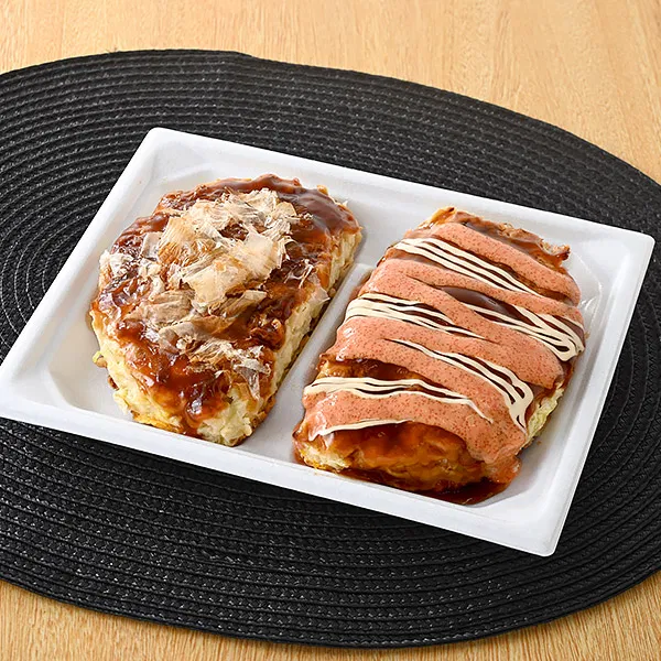 Hokkaido & Tohoku: Squid-Egg Okonomiyaki & Pork-Egg Okonomiyaki with Mentaiko Sauce Set
