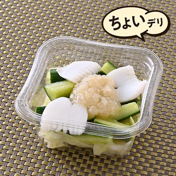 Squid and Cucumber with Green Onion Salt Sauce