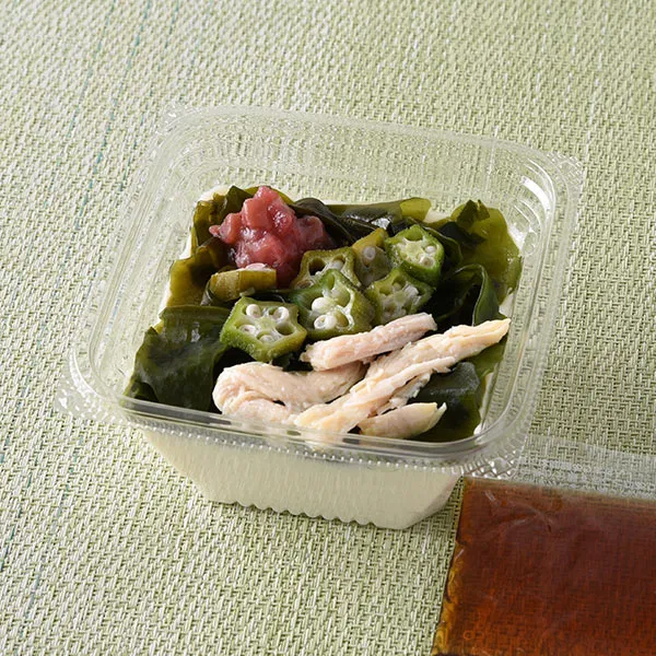 Creamy Tofu with Plum and Steamed Chicken