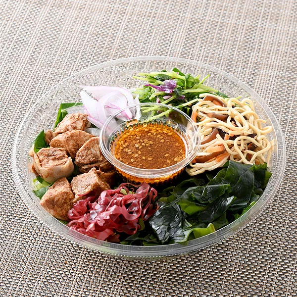 Mala Chicken and Tofu Kansu Salad
