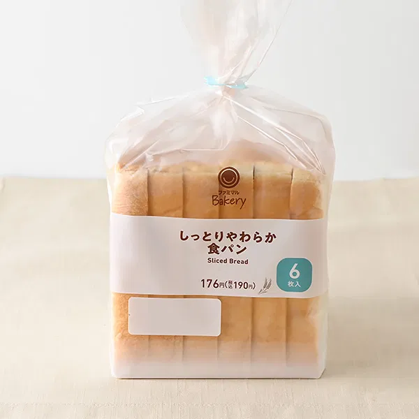6 slices of soft, moist bread