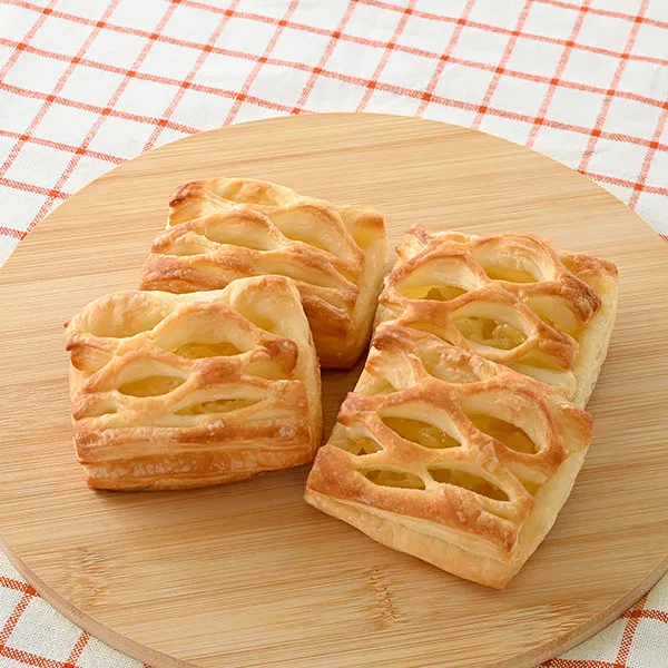 Apple Custard Danish Pastry - 4 Pack