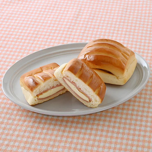Two Ham, Cream Cheese & Mayonnaise Buns