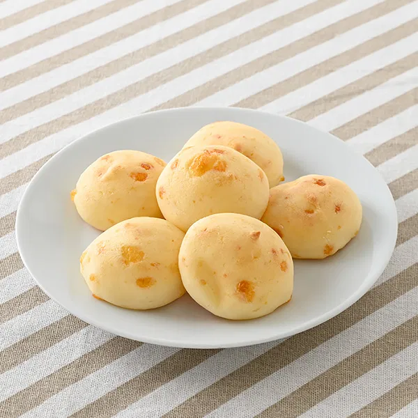 One-Bite Mochi-Texture Cheese Buns (6 Pieces)