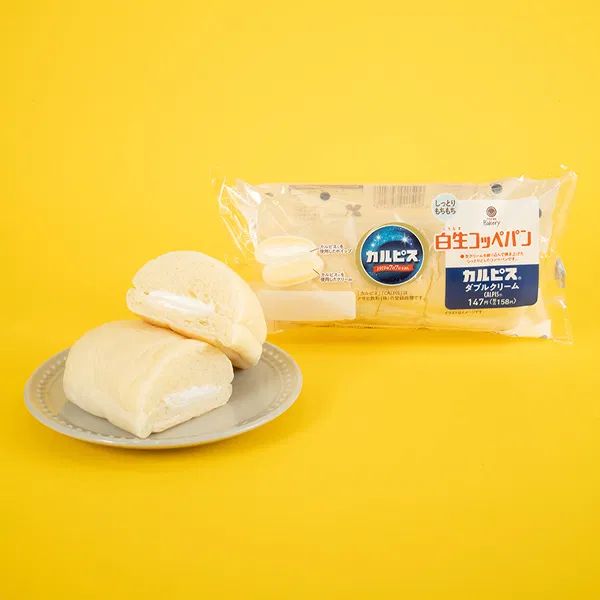 White Koppepan with Calpis® Double Cream