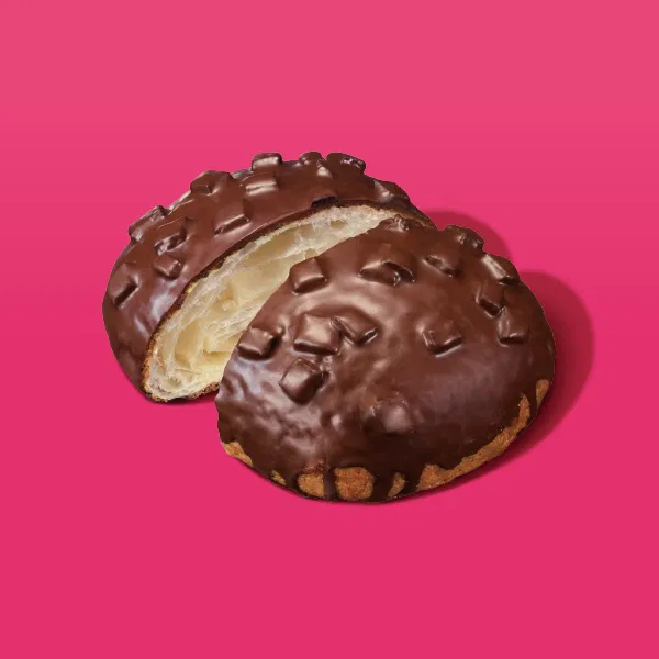 Serious Chocolate-Coated Bread: Chocolate Danish Melon Pan