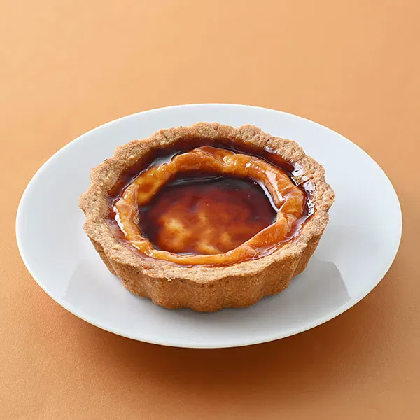 Large Baked Custard Tart