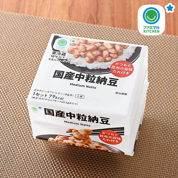 Domestic Medium-Grain Natto with Bonito & Kelp Umami Sauce