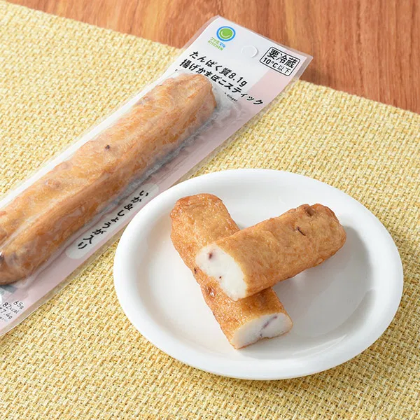 8.1 g protein - Fried Kamaboko Sticks with Squid & Ginger