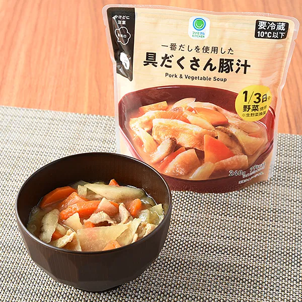 Hearty Pork Miso Soup with Ichiban Dashi