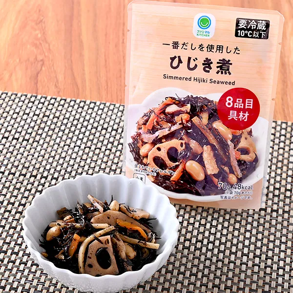 Hijiki simmered in Ichiban Dashi