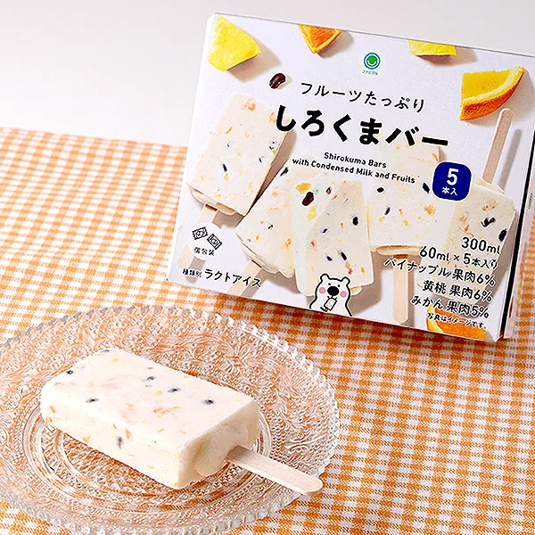 Fruit-Filled Shirokuma Bar – 5 bars