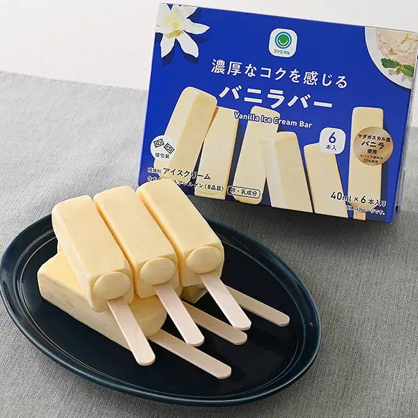 Rich Vanilla Ice Cream Bar – 6 bars