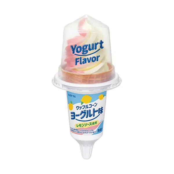 Lotte Yogurt-Flavored Waffle Cone