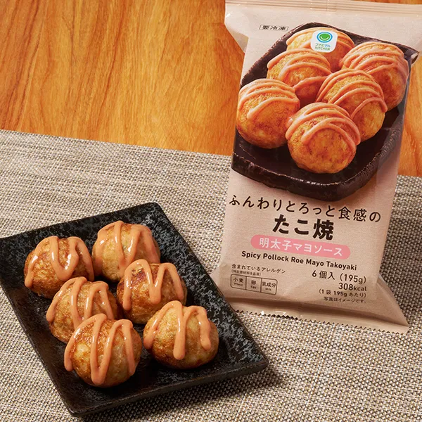 Fluffy, Melt-in-Your-Mouth Takoyaki with Mentaiko Mayo Sauce